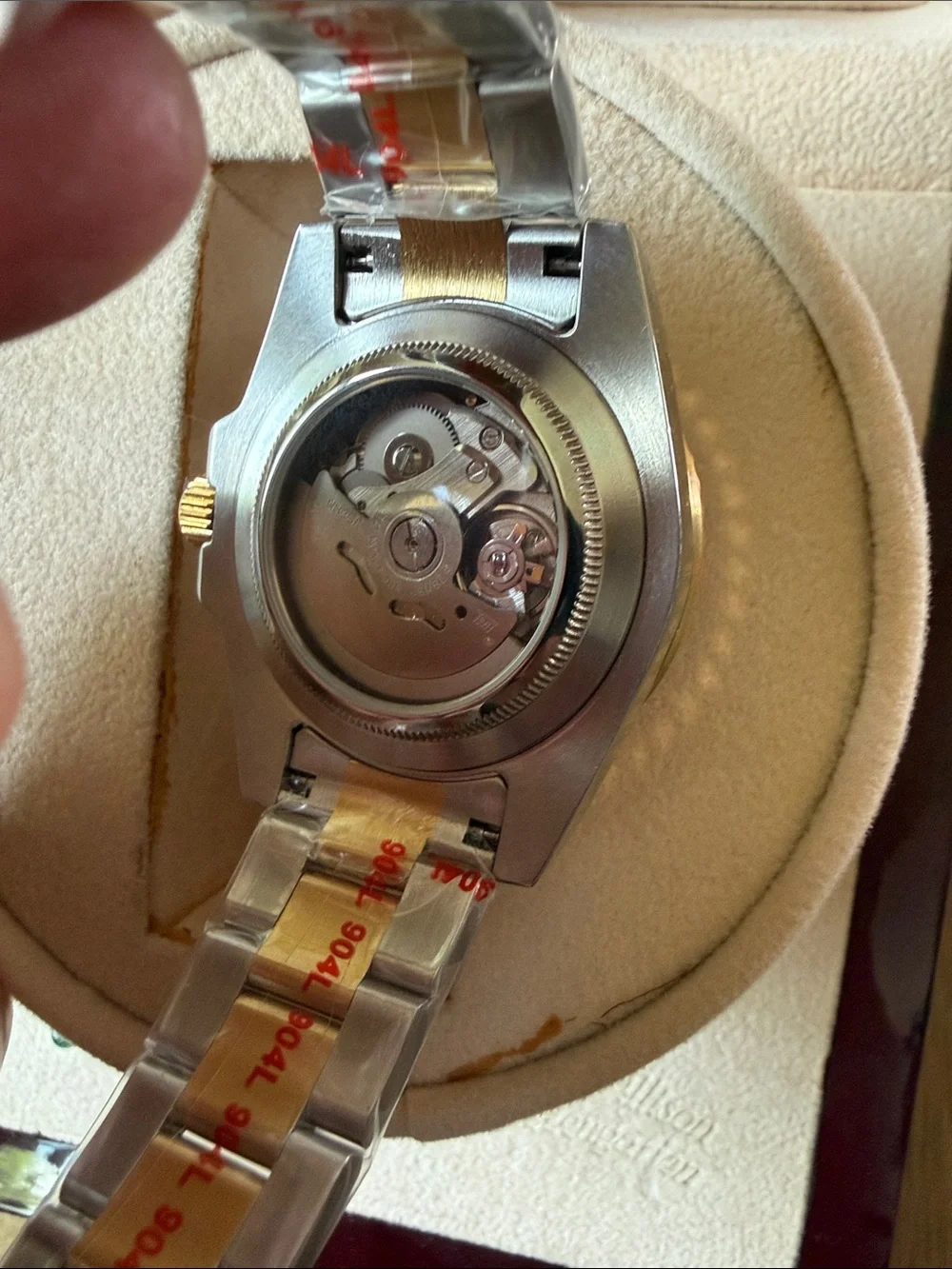 Seiko Mod-Custom Blue and Gold Diver's Automatic Watch